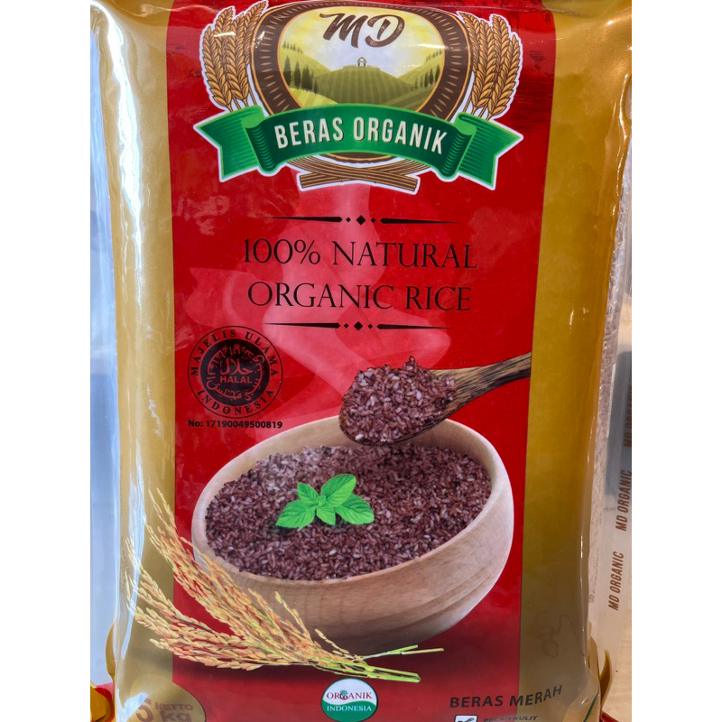 

MD Beras Merah 100% Natural Organic Rice Pecah Kulit/Kupas Kulit 5kg