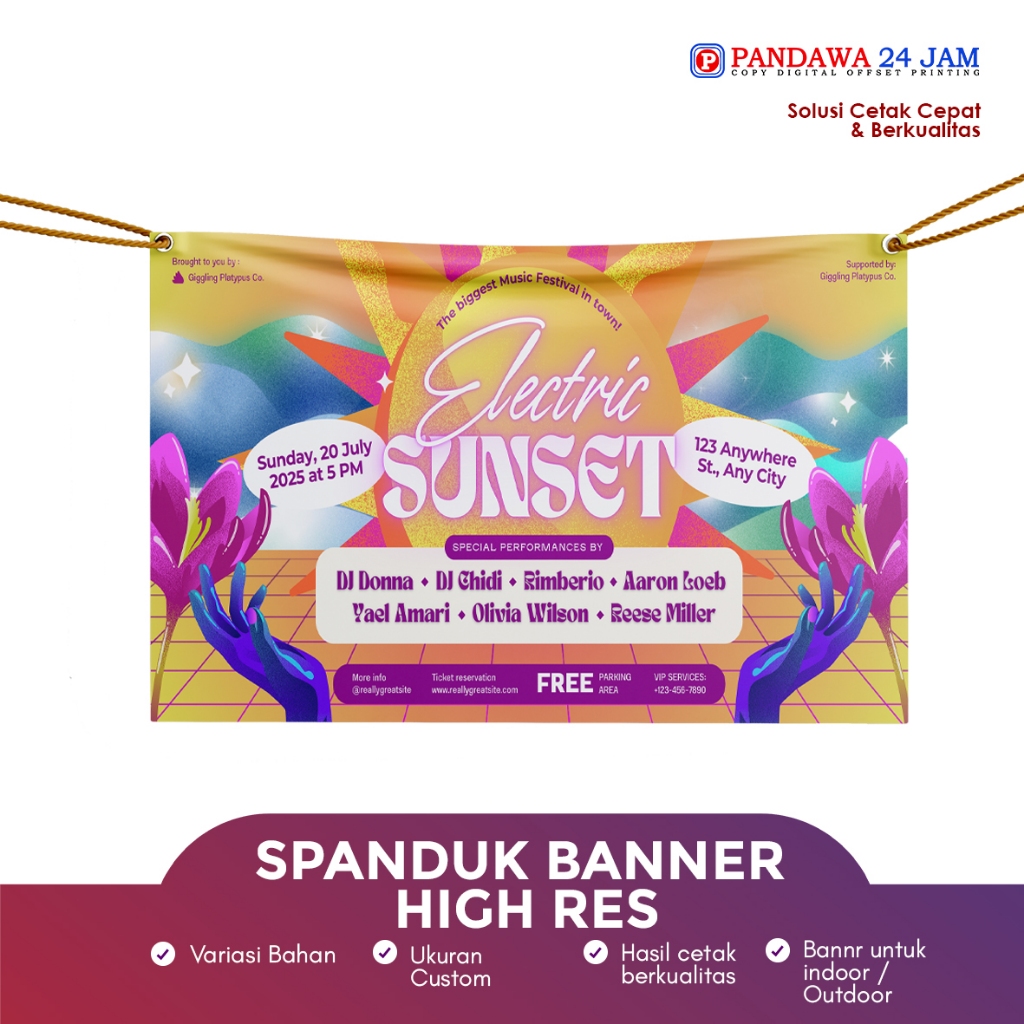 Cetak Spanduk Banner Bahan Materan Epson Stiker Vinyl Ritrama || Stiker Vinyl China ||| Stiker One W