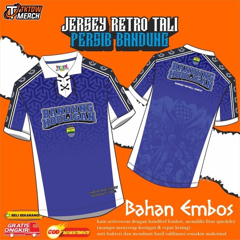 JERSEY SUPORTER ( PERSIB BANDUNG ) RETRO TALI