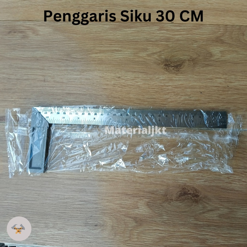

Penggaris Siku Besi StainlessTukang 12 Inch 30 cm Square Ruler