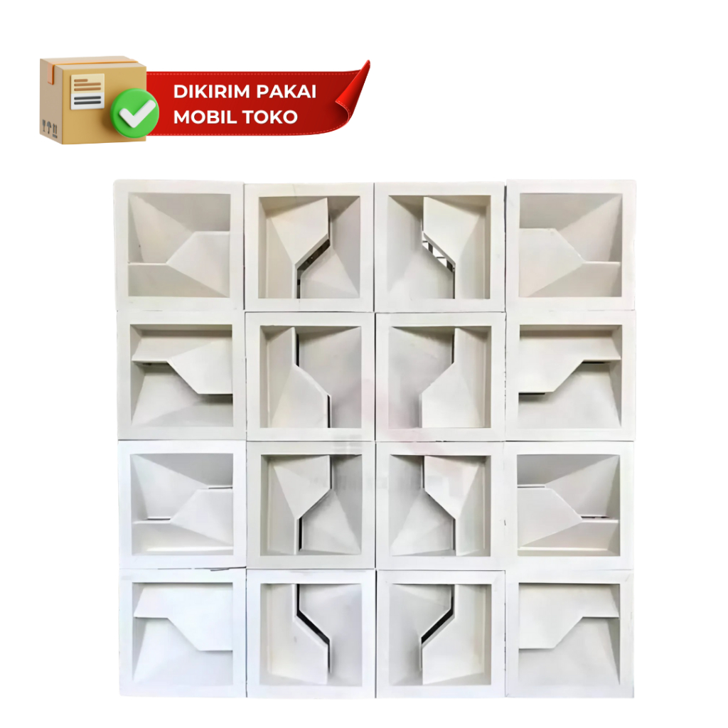 JUAL LOSTER SEMEN PUTIH MOTIF PETIR 20X20 SUPER BANGUNAN