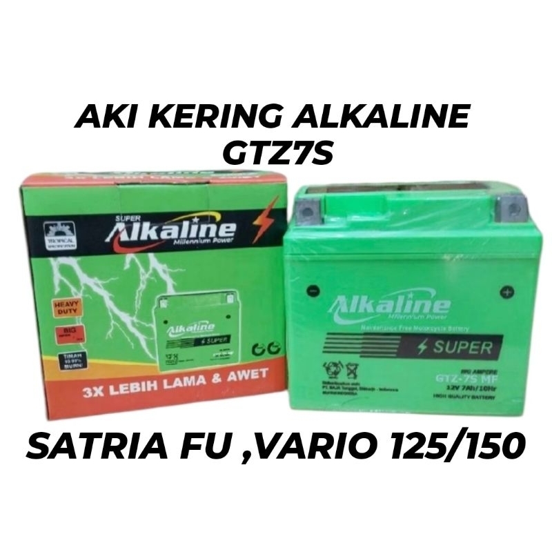 AKI ALKALINE ATZ7S-BS Satria fu / vario 125 /vario 150