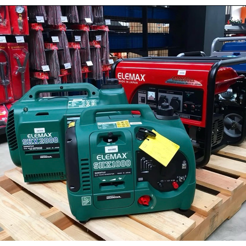 Genset Elemax SHX1000 Portable Ukuran sedang untuk mesin Las