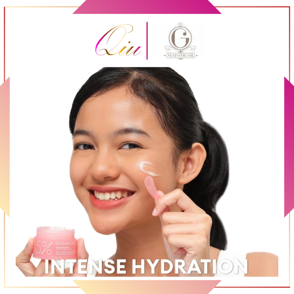 MADAME GIE Niacera 5% Moisturizer Glow Moisture Gel Skincare for Brighter and Hydrated Skin ORIGINAL
