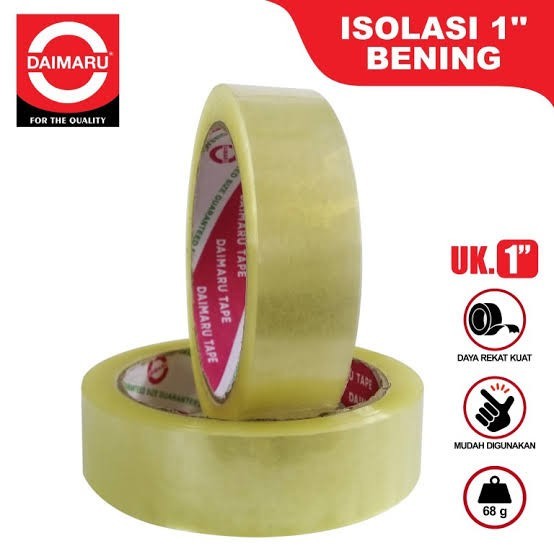 

DAIMARU Gulungan Besar Isolasi Solatip 1 Inch 24 mm x 72 yard