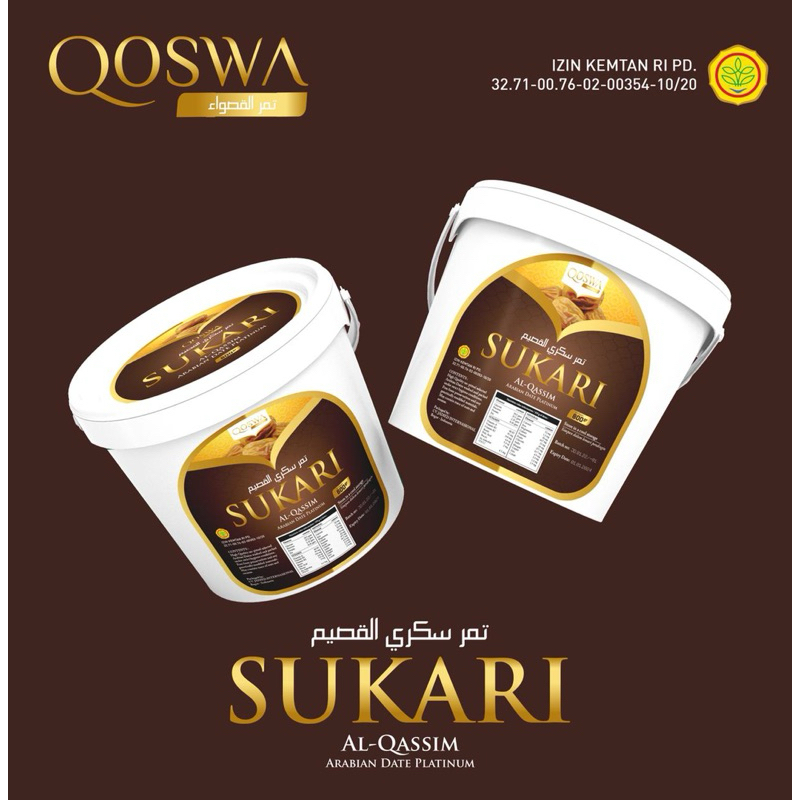 

Kurma Sukari 800gr Al Qassim Qoswa Sukkari kurma Asli originalbe
