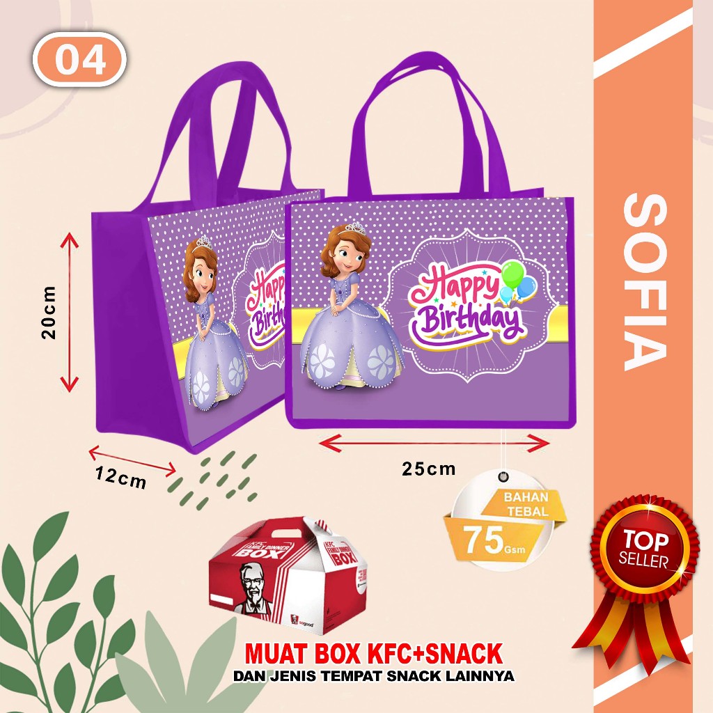 

Tas Ultah SOFIA 04 Goodie Bag Souvenir Ulang Tahun
