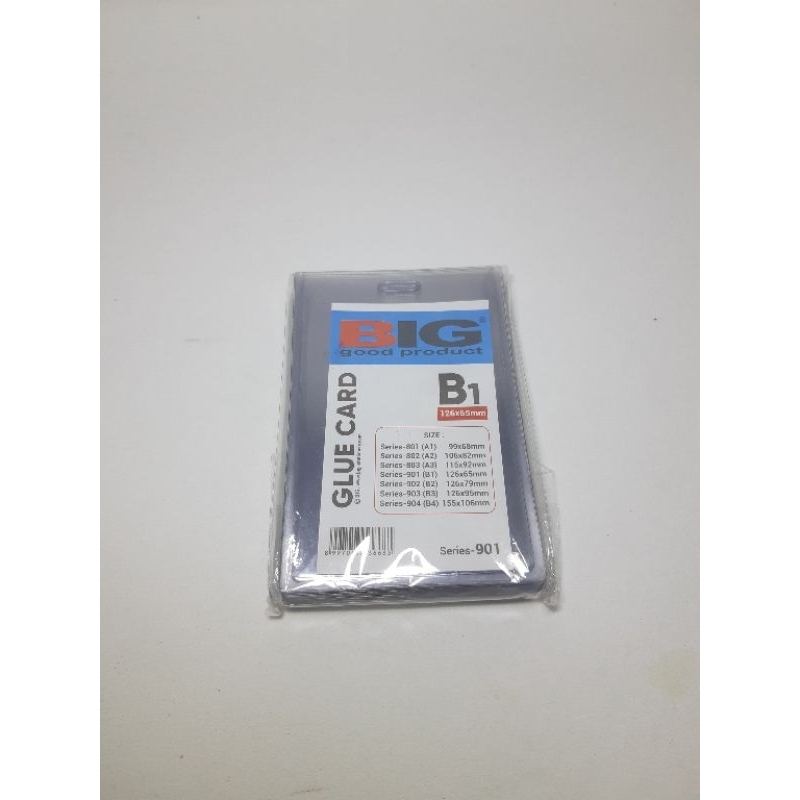 

PLASTIK ID CARD BIG B1,B2,B3,B4 (JUAL PER PK ISI 20 PCS)
