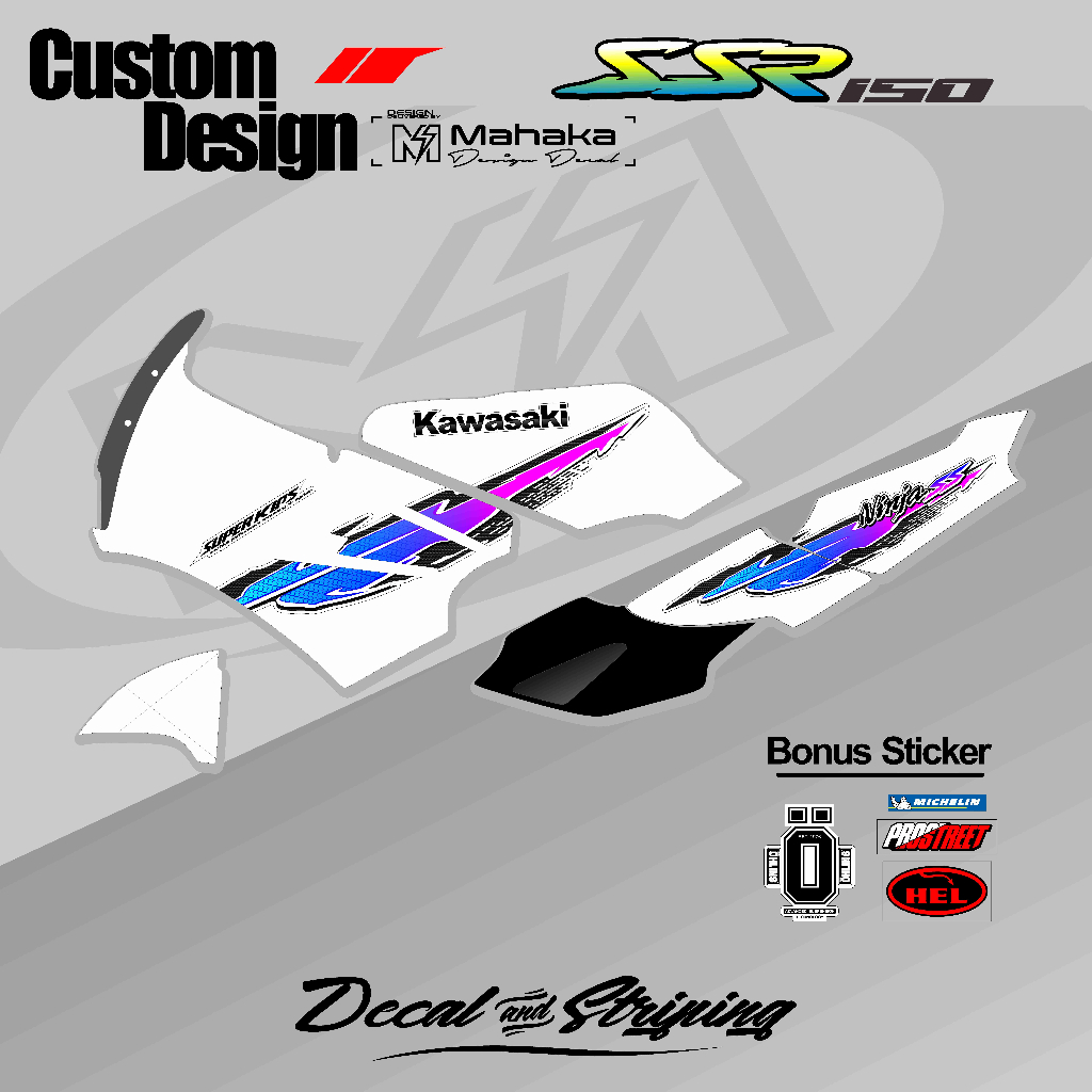 Striping Ninja SSR 150 Blue Fire