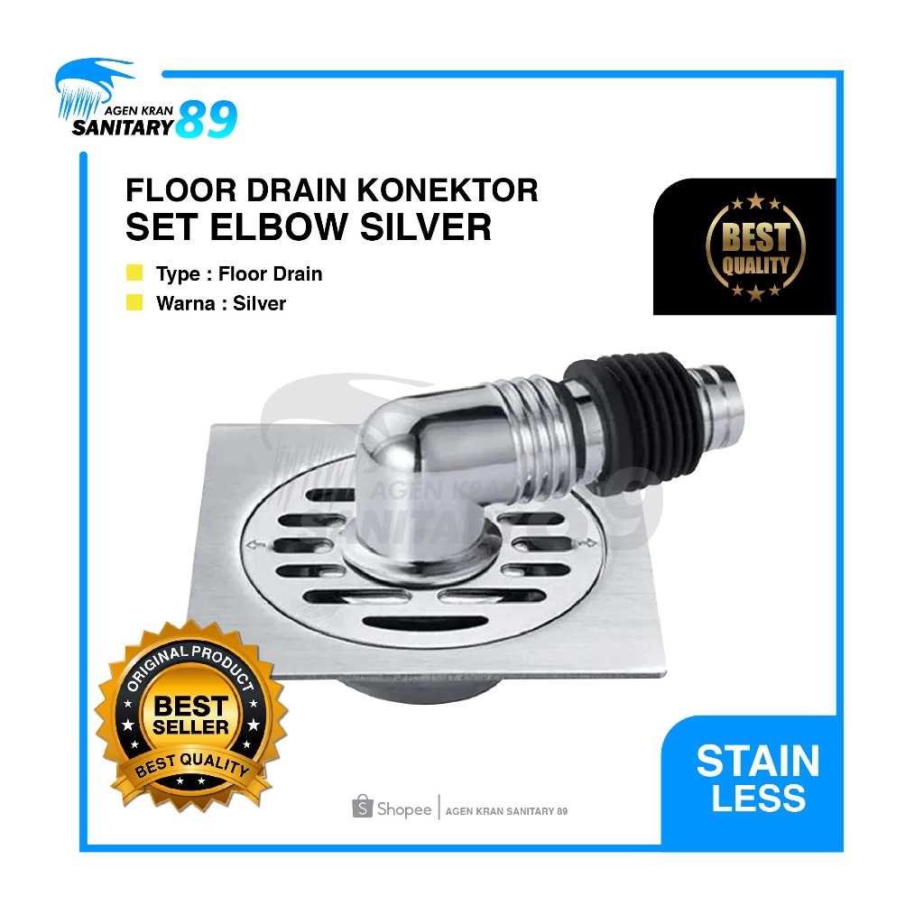 FLOOR DRAIN/KONEKTOR PEMBUANGAN MESIN CUCI/ELBOW SELANG PEMBUANGAN MESIN CUCI/SAMBUNGAN PEMBUANGAN S
