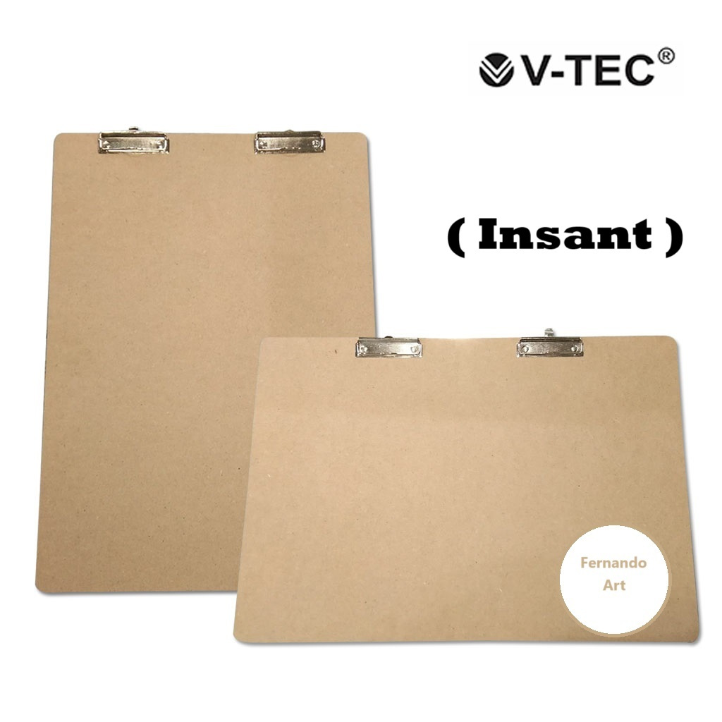 

V-TEC CLIPBOARD / PAPAN DADA UK A2 (44X62) PORTRAIT / LANDSCAPE (Instan)