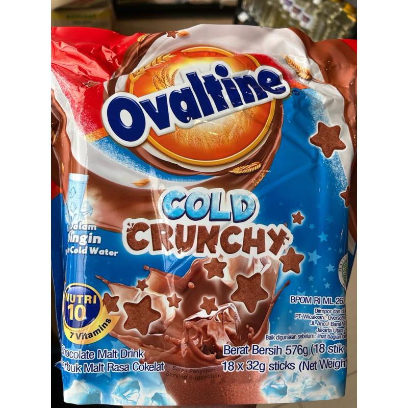 

Ovaltine Iced Cold Cranchy Choco 18Stik 576gr