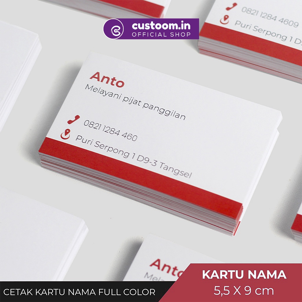 

Cetak Kartu Nama - Bussines Card