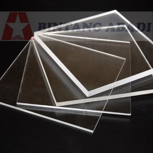 Lembaran akrilik 30x60cm 1,5mm Bening