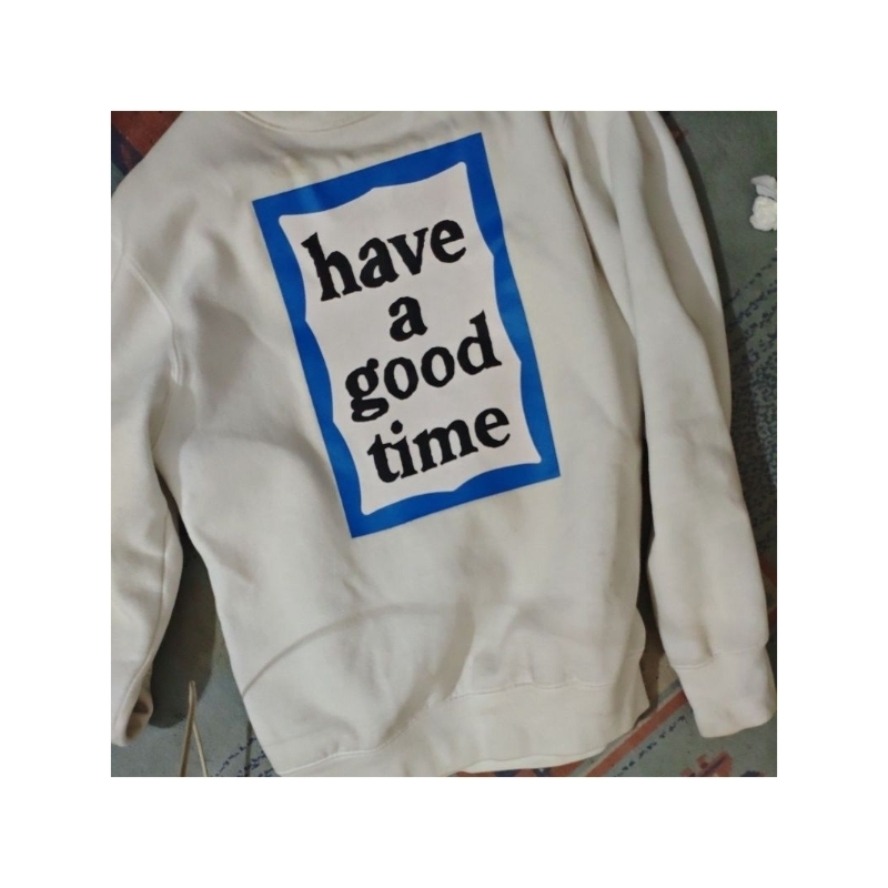 have a good time crewneck blue frame