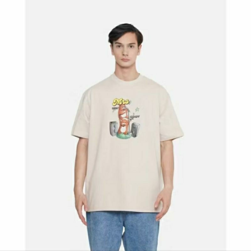 T-shirt erigo oversize marsha jkt48 almond milk