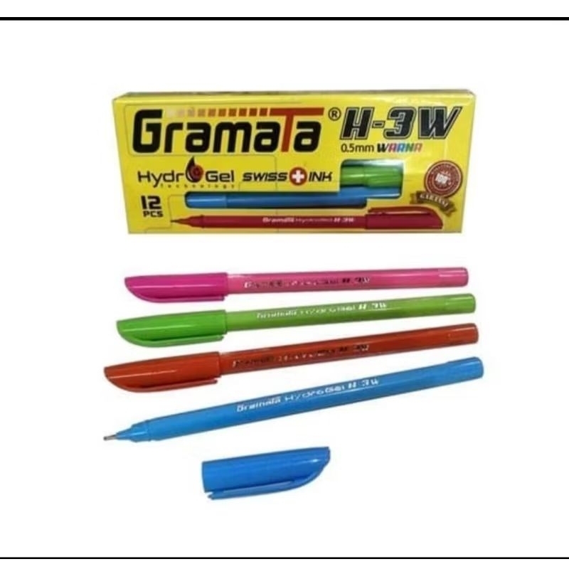 

Pulpen Gramata Hydrogel H-3W 0.5mm (12 pcs)