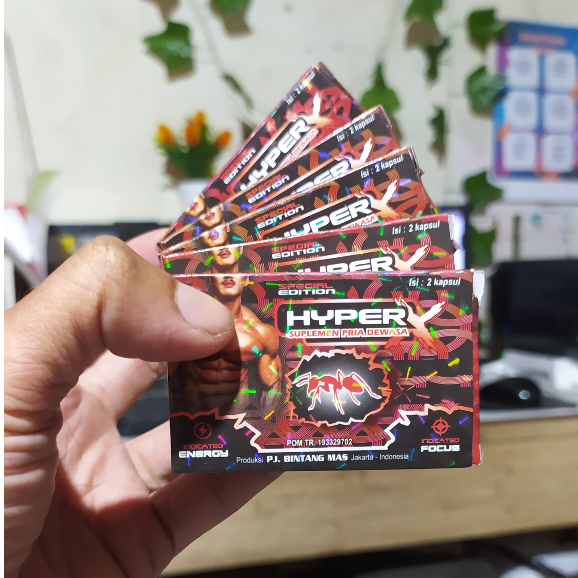 

Madu Bubuk Herb HP HIP3R ECER 5 Pack 10 Butir HIPER Hyper HIP3R X Madu Syrup Honey