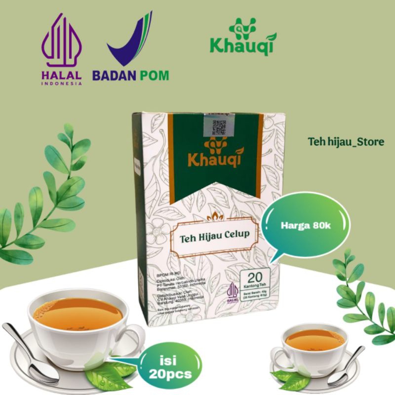 

Teh Hijau Detox By Khauqi Minuman Instan Teh Untuk Diet Pelangsing Herbal BPOM & HALAL MUI