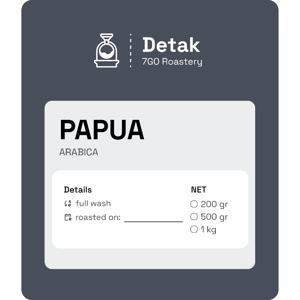 

Papua Full wash 250gr