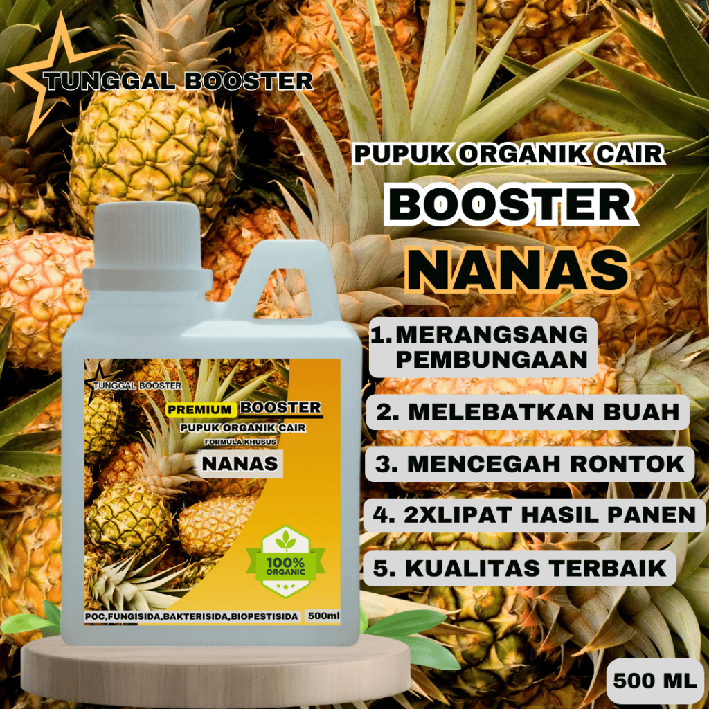 Pupuk Organik Cair Khusus Tanaman Nanas 500 ml - Booster Perangsang Buah Nanas
