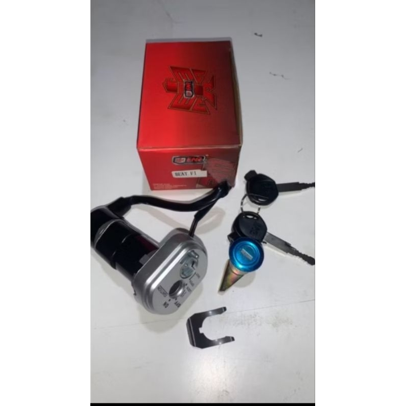 Kunci Kontak Set+Jok Motor Beat Fi Original ENR