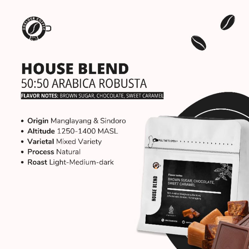 

Kopi House Blend - Grade A 100gram