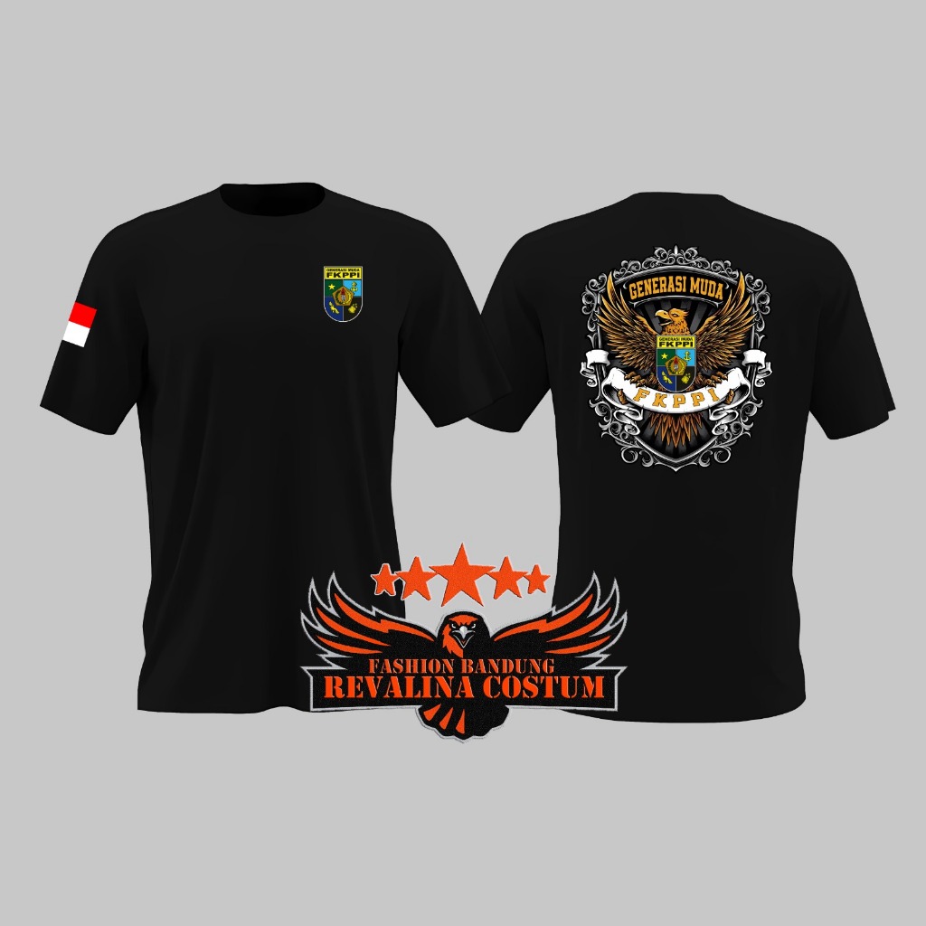 KAOS ATASAN FKPPI GENERASI MUDA TERBARU / TSHIRT FKPPI TERBARU ORIGINAL / PAKAIAN FKPPI / LENGAN PAN