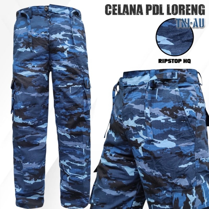 celana pdl loreng tni au // celana pdl // celana panjang loreng tni au