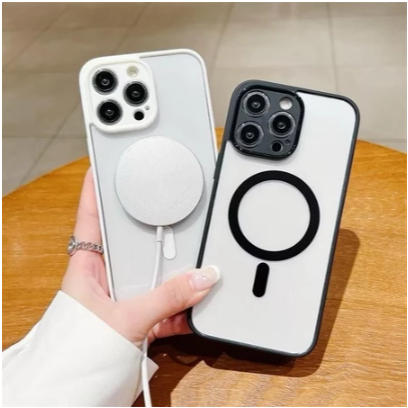 Rainbow Clear MagSafe Hard Casing Case For IPhone 11 12 13 14 15 16 PRO MAX PLUS