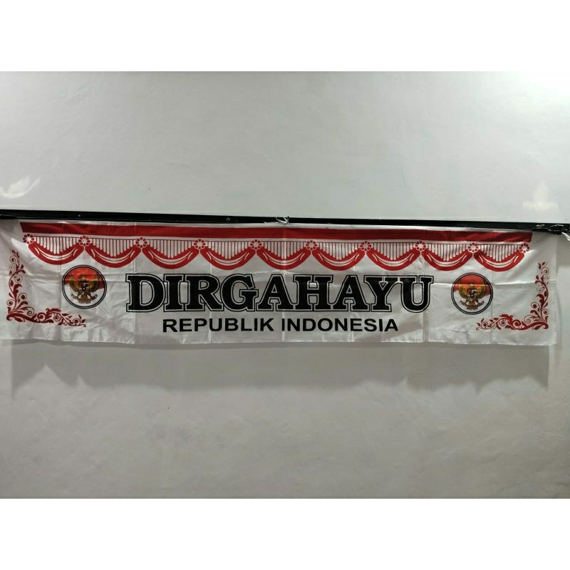 bendera resplang dirgahayu bendera merah putih panjang