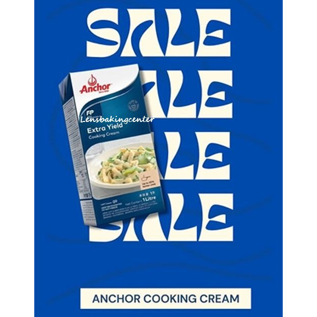 

ANCHOR EXTRA YIELD WHIPPING COOKING CREAM HALAL KUALITAS PREMIUM IMPORT 1 LTR 1LTR 1 L 1L 1 Liter 1Liter 1Lt 1 Lt