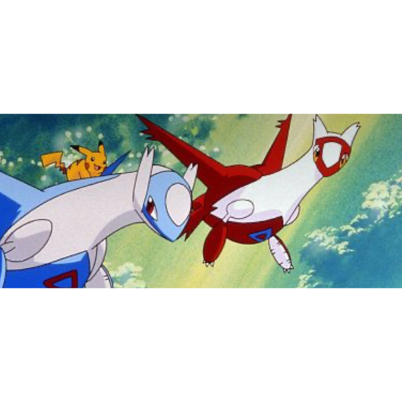 LATIAS poke EX SR and pikachu