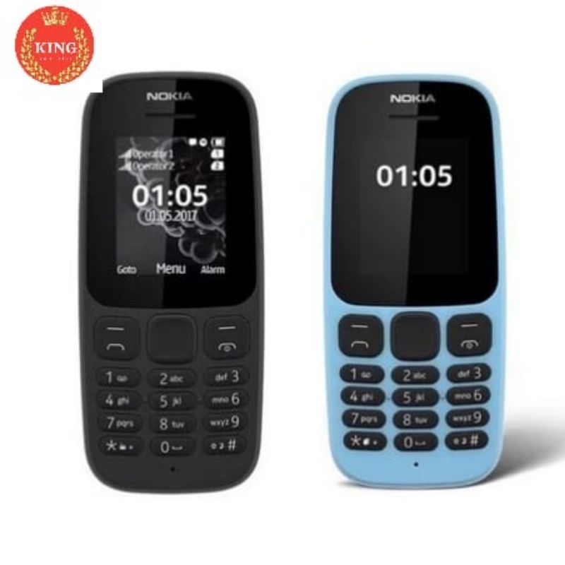 HP NOKIA 105 dual sim card / Hp Nokia 105 / Hp Baru / New (Garansi) (KiNg)