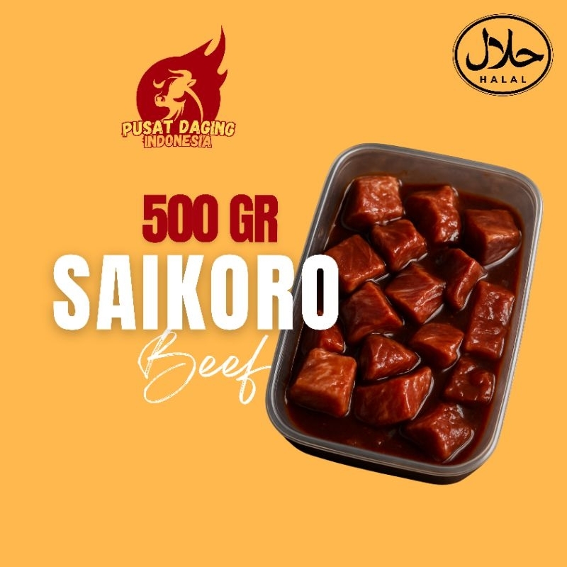 

Wagyu Saikoro Beef Cube , Wagyu Bites 500 Gram