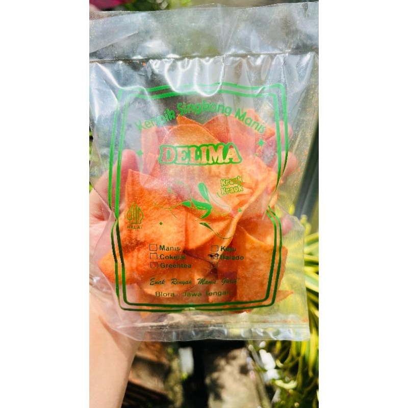 

Keripik Singkong DELIMA Rasa Balado