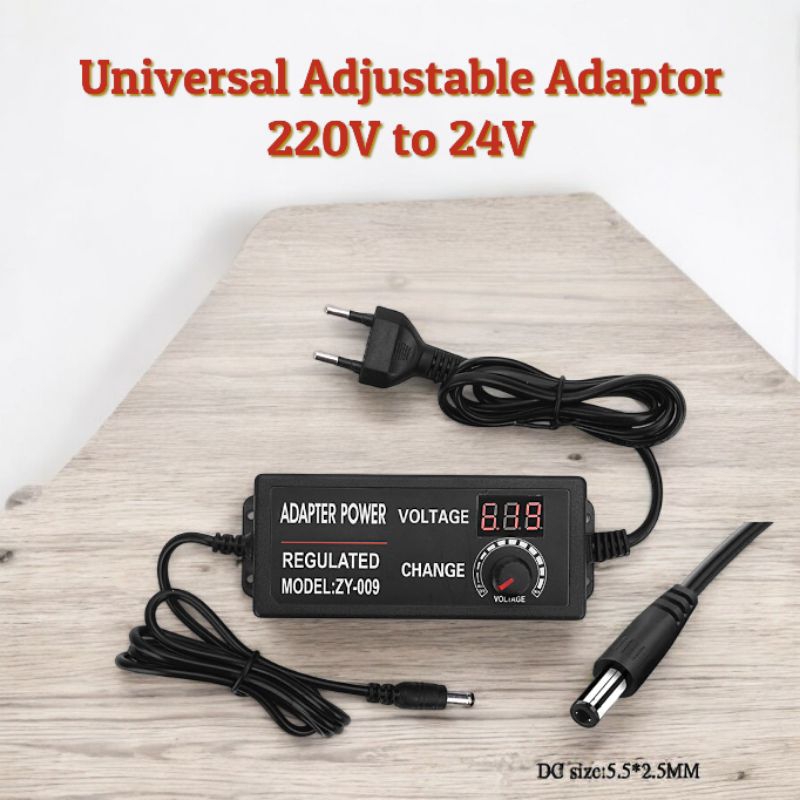 adaptor universal travel Adjustable 220V to 24V 3A to 5A