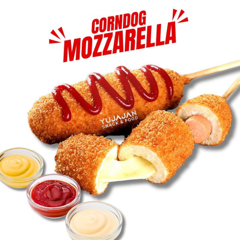 

Corndog Mozarella Frozen (Khusus Pulau Jawa) By Yujajan Snack & Food