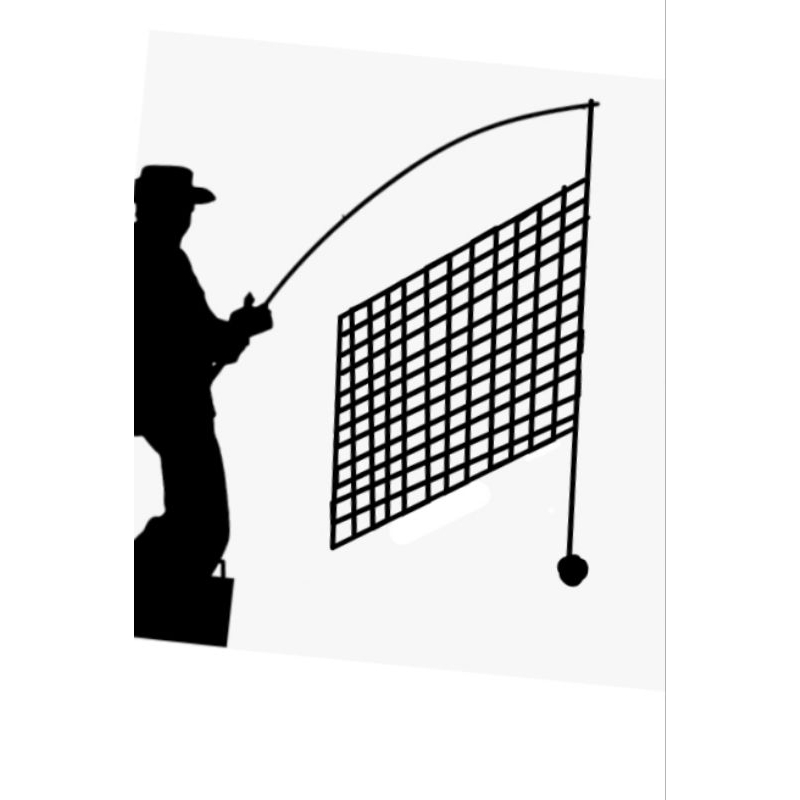 Pancing Jaring Bendera Panjang 2 meter