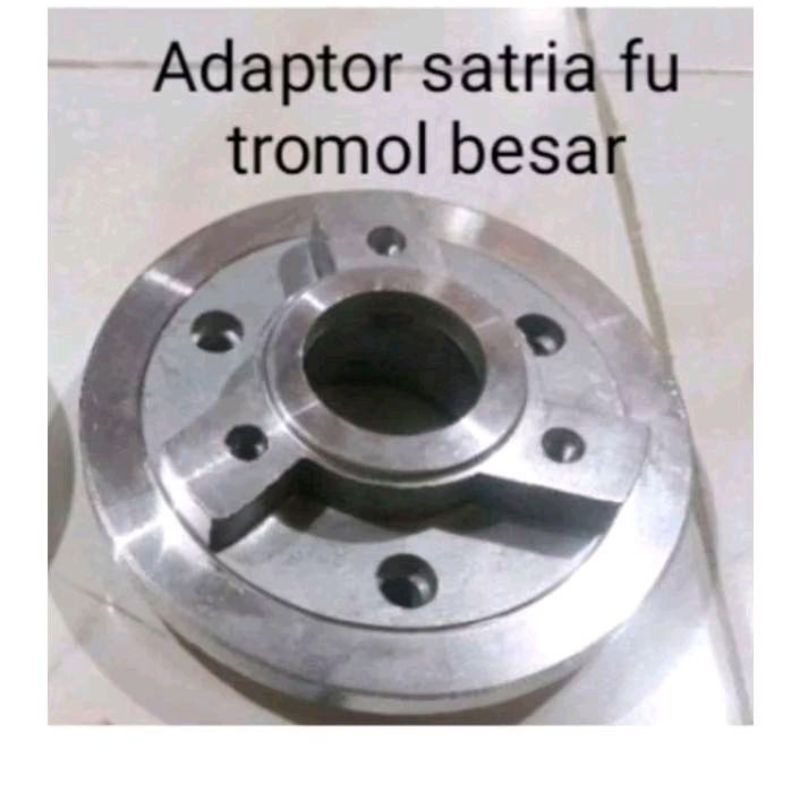 Adaptor cakram belakang plendes motor Satria Fu, variasi motorcycle tromol belakang satria Fu