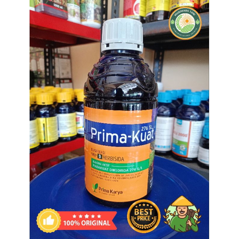 PRIMA-QUAT 1LT PRIMA KARYA HERBISIDA KONTAK RACUN GULMA RUMPUT & DAUN LEBAR