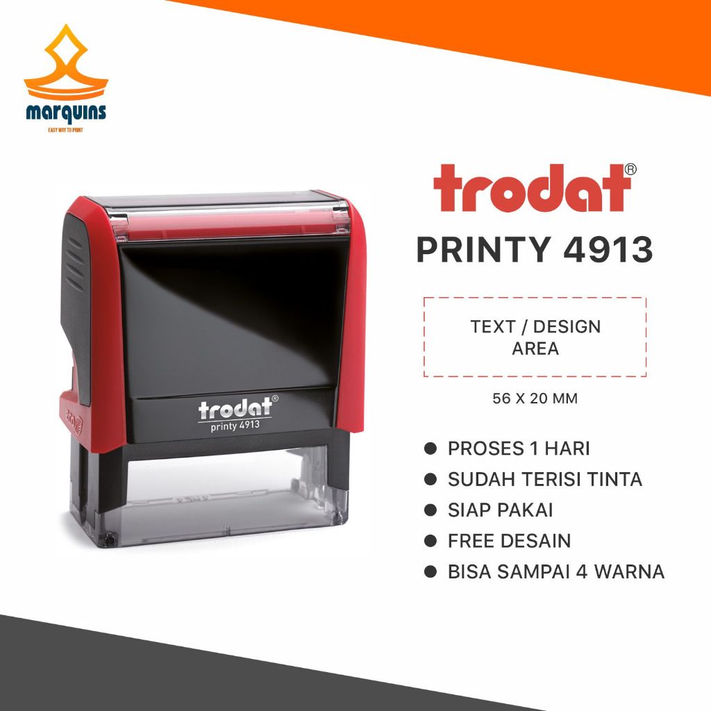 

Stempel Otomatis Trodat 4913 | Stempel Nama/Alamat | Stempel Cocok Untuk Usaha | Kualitas Premium