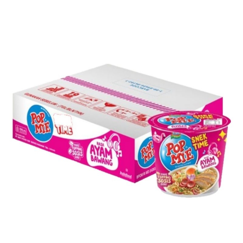 

Pop Mie Mi Instan Cup Ayam Bawang KARTON isi 12 pcs x 40 gram