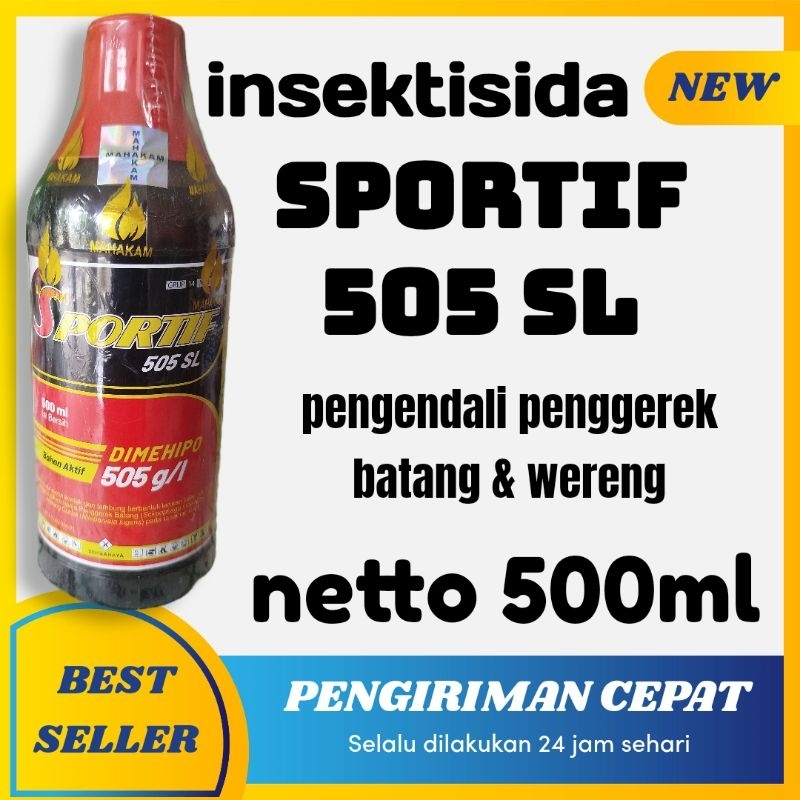 SPORTIF KEMASAN 500 ml insektisida untuk mengendalikan penggerak batang dan wereng di tanaman padi