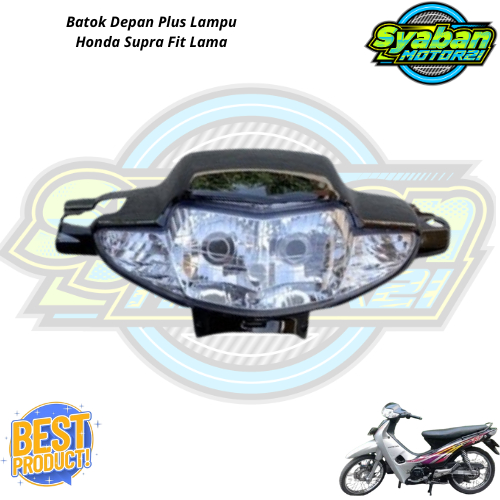Batok depan supra fit lama+lampu/kepala depan supra fit lama