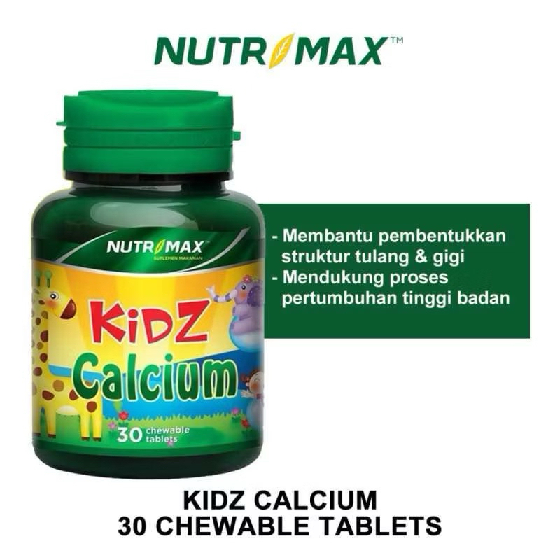 Nutrimax Kidz Calcium Isi 30 Vitamin Kids Kalsium