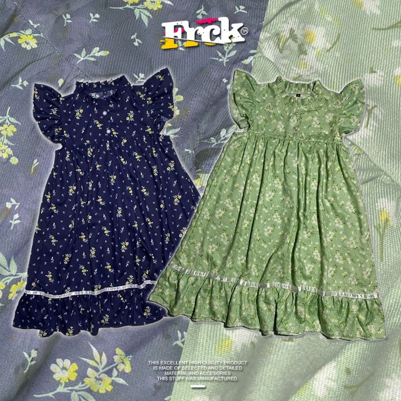 Dress Anak Perempuan Katun Rayon