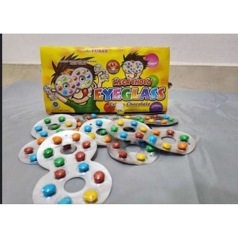 

MEGA CHOCO EYEGLASS / COKLAT KACAMATA Isi 20pcs