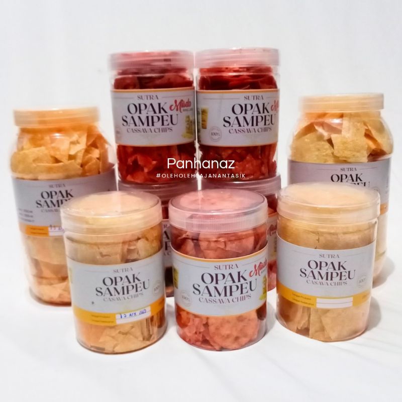 

opak sampe sutra rasa misda original keju balado keripik singkong casava chips kicimpring toples