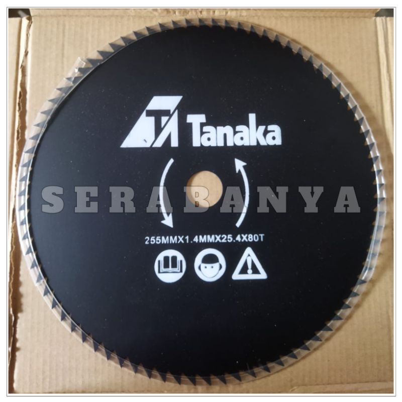 TANAKA MATA PEMOTONG RUMPUT BULAT / ALAT POTONG MESIN RUMPUT 10" 80T